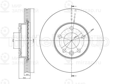Запчасть TRUSTING DF979
