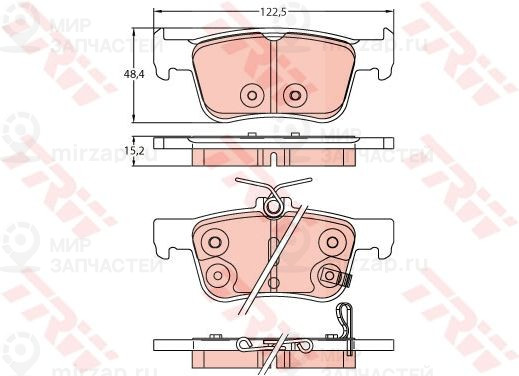 Запчасть TRW GDB2252