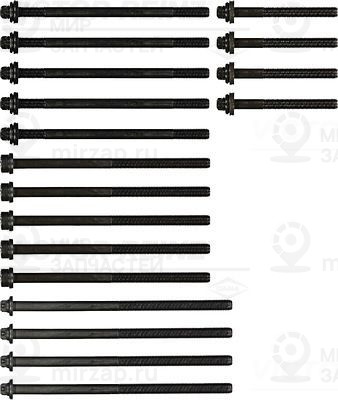 Комплект болтов головки цилидра VICTOR REINZ 143224001