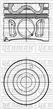Поршень YENMAK 3130021000