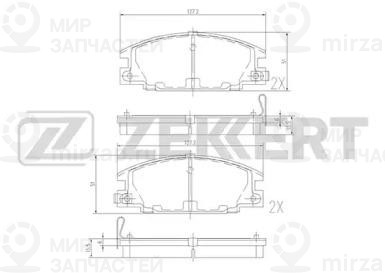 Запчасть ZEkkert BS1101