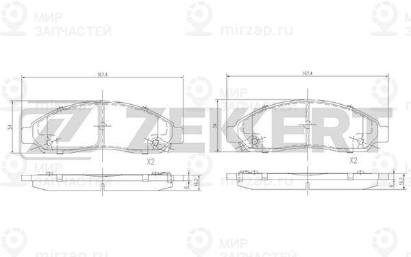 Запчасть ZEkkert BS1856