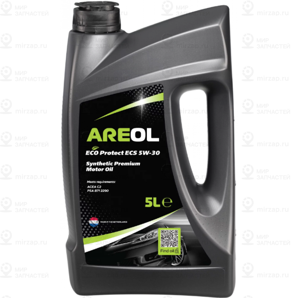 Areol Eco Protect Ecs 5W30 (5L)_Масло Моторное! Синт.\ Acea C2, Psa B71 2290 AREOL 5W30AR128