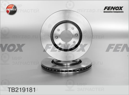 Тормозной диск FENOX TB219181
