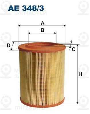 Воздушный фильтр FILTRON AE3483