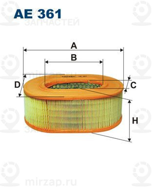 Воздушный фильтр FILTRON AE361