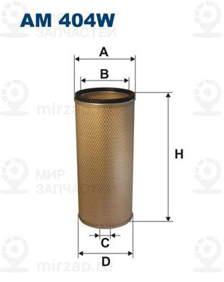 Фильтр добавочного воздуха FILTRON AM404W