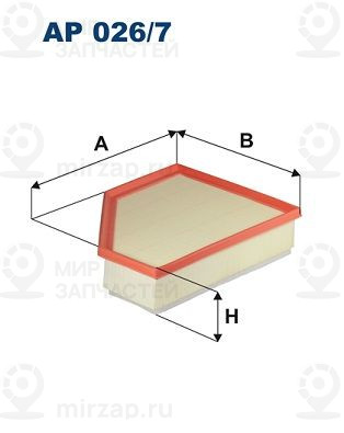 Воздушный фильтр FILTRON AP0267