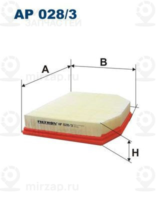 Воздушный фильтр FILTRON AP0283