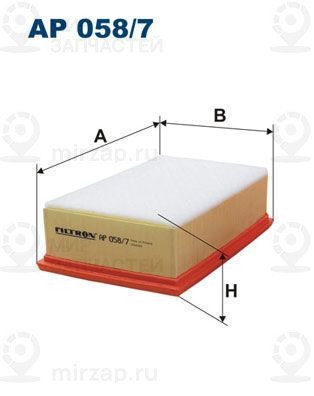 Воздушный фильтр FILTRON AP0587