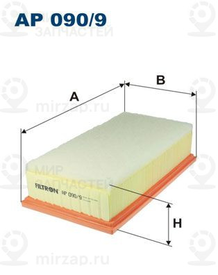 Воздушный фильтр FILTRON AP0909
