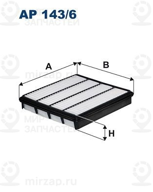 Воздушный фильтр FILTRON AP1436
