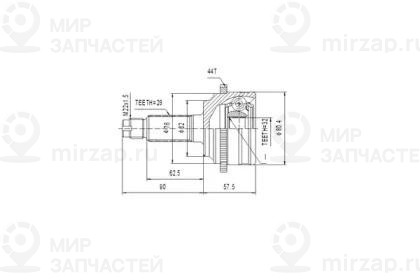 Запчасть AYWIPARTS AW1510001A