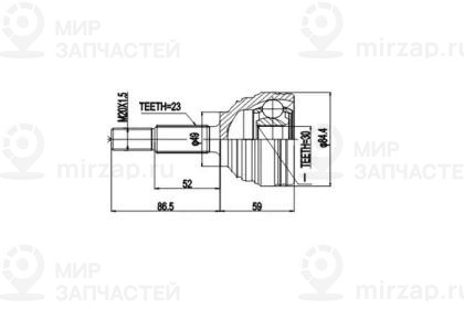 Запчасть AYWIPARTS AW1510007