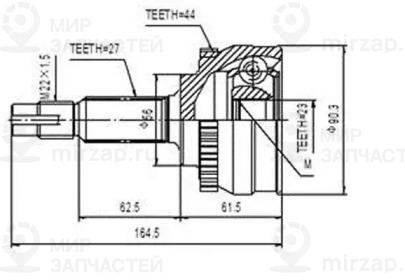 Запчасть AYWIPARTS AW1510023A