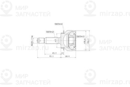 Запчасть AYWIPARTS AW1510036A