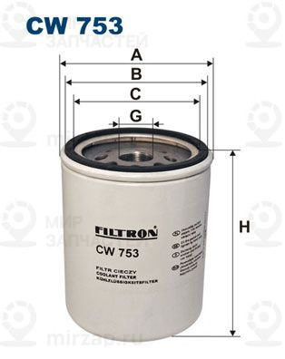 Фильтр охлаждающей жидкости FILTRON CW 753