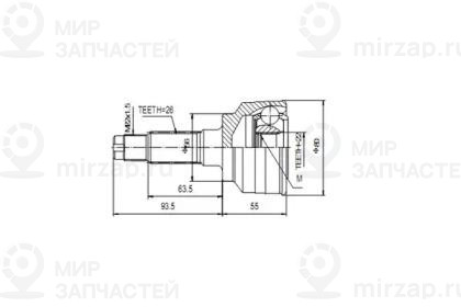 Запчасть AYWIPARTS AW1510037