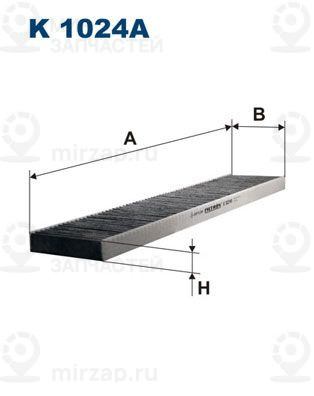 Запчасть FILTRON K1024A