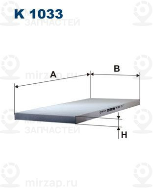 Запчасть FILTRON K1033