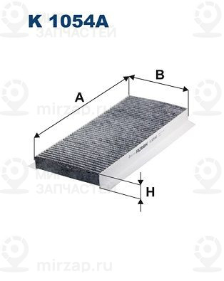Фильтр, воздух во внутренном пространстве FILTRON K1054A
