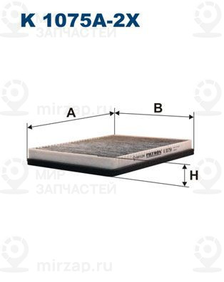 Фильтр, воздух во внутренном пространстве FILTRON K1075A2X