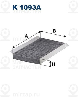 Фильтр, воздух во внутренном пространстве FILTRON K1093A