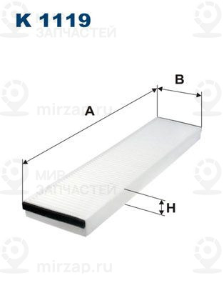Запчасть FILTRON K1119