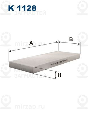 Запчасть FILTRON K1128
