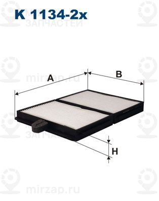 Фильтр, воздух во внутренном пространстве FILTRON K11342X