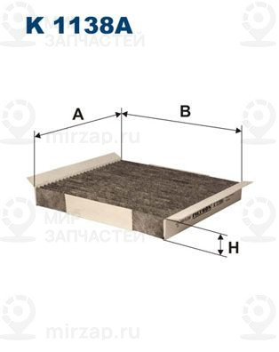 Запчасть FILTRON K1138A