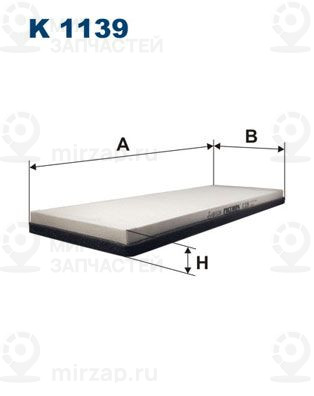 Запчасть FILTRON K1139