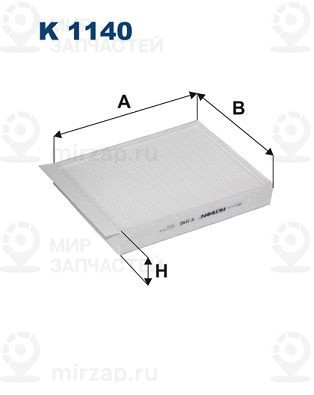 Запчасть FILTRON K1140