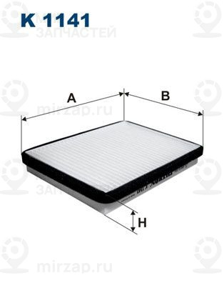 Запчасть FILTRON K1141
