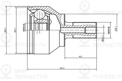 Запчасть AYWIPARTS AW1510077