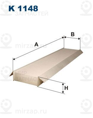 Фильтр, воздух во внутренном пространстве FILTRON K1148