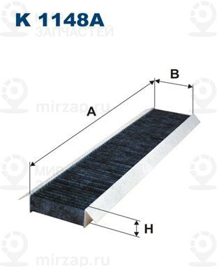 Фильтр, воздух во внутренном пространстве FILTRON K1148A