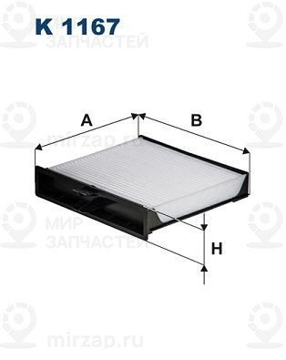 Запчасть FILTRON K1167