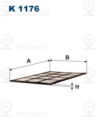 Фильтр, воздух во внутренном пространстве FILTRON K1176