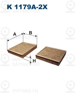 Запчасть FILTRON K1179A2X