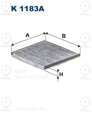 Запчасть FILTRON K1183A