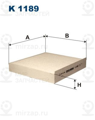 Запчасть FILTRON K1189