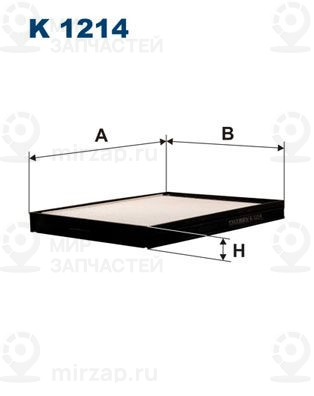 Запчасть FILTRON K1214
