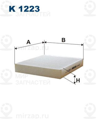 Запчасть FILTRON K1223