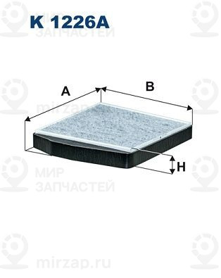 Фильтр, воздух во внутренном пространстве FILTRON K1226A