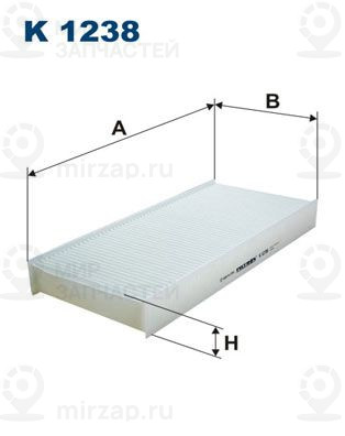 Запчасть FILTRON K1238