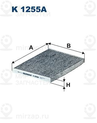 Фильтр, воздух во внутренном пространстве FILTRON K1255A