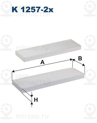 Запчасть FILTRON K12572X