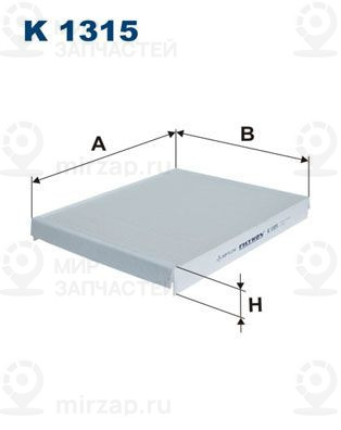 Запчасть FILTRON K1315