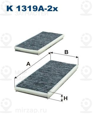 Фильтр, воздух во внутренном пространстве FILTRON K1319A2X
